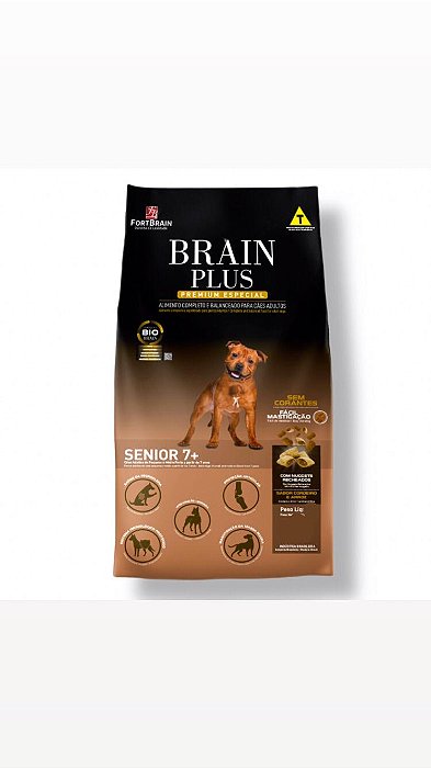 Racao Brain Plus Senior 10,1 Kg