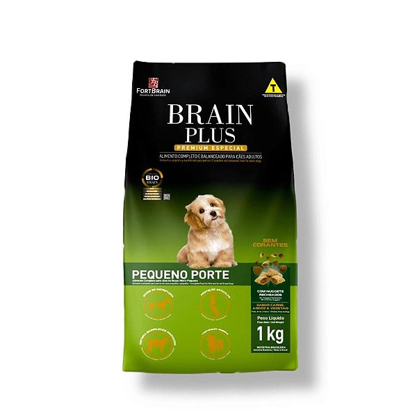 Racao Brain Plus Ad Pequeno Porte 10,1 Kg