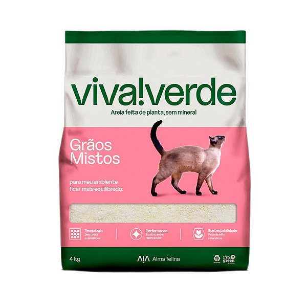 Areia Viva Verde Vida Descomplicada 4kg