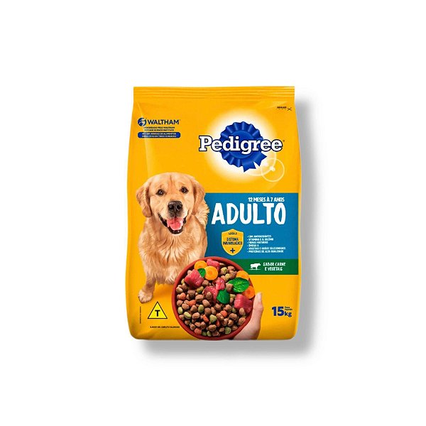 Racao Pedigree Dry Ad Carne/vegetais 15 Kg