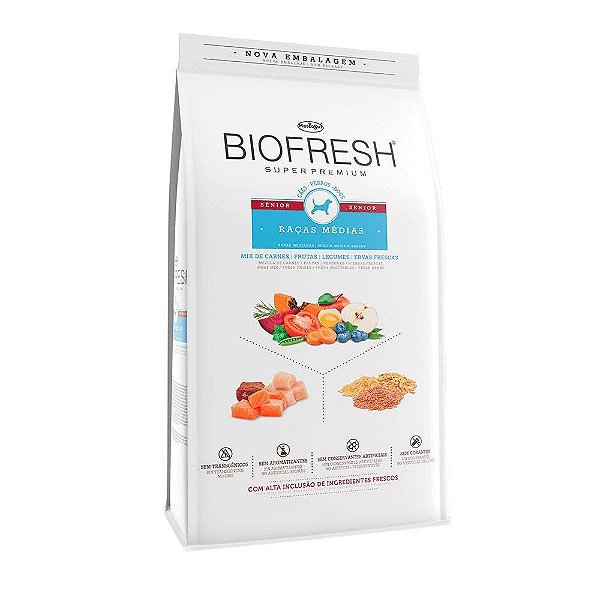 Racao Biofresh Ad Med Senior 10,1kg