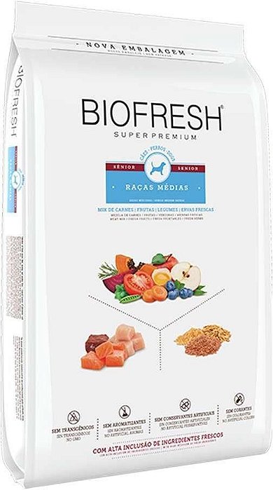 Racao Biofresh Ad Med Senior 10,1kg