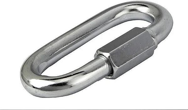 Mosquetao Oval C/rosca 9mm