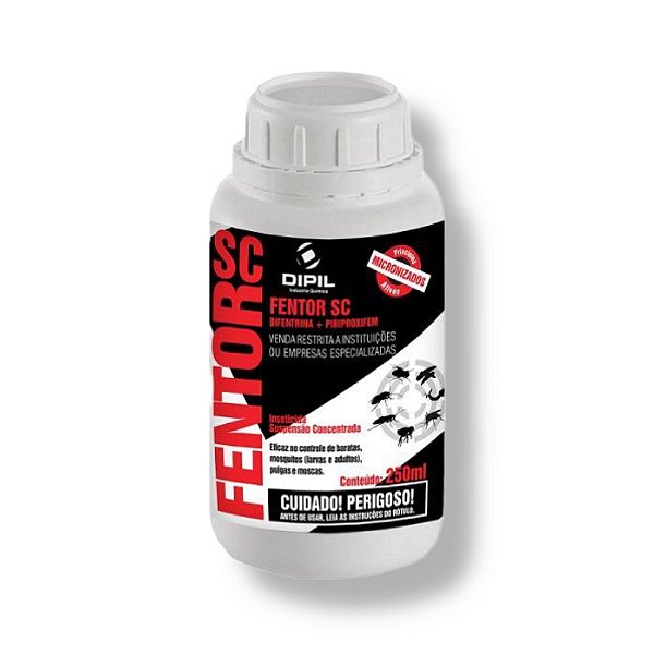 Fentor Sc Inseticida Liquido 250 Ml - Dipil