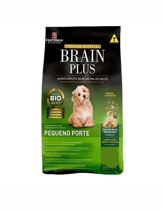 Racao Brain Plus Ad Pequeno Porte 15 Kg