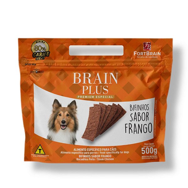 Brain Plus Bifinho Frango 500gr