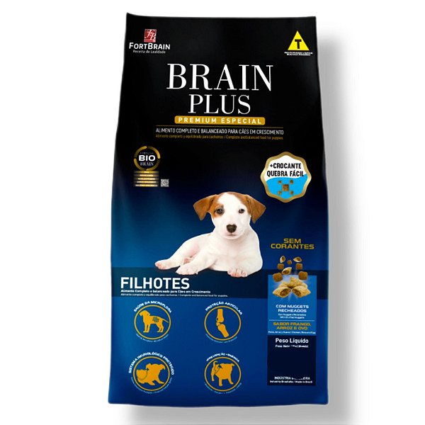 Racao Brain Plus Filhotes 8 Kg