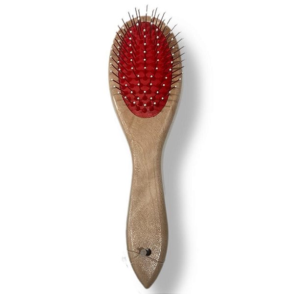 Escova Media Cerdas Bolinhas Madeira - Savana