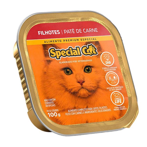 Pate Special Cat Filhote Carne 100gr
