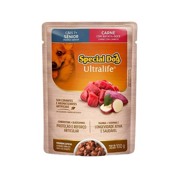 Sache Special Dog Ultralife Senior Carne 100gr