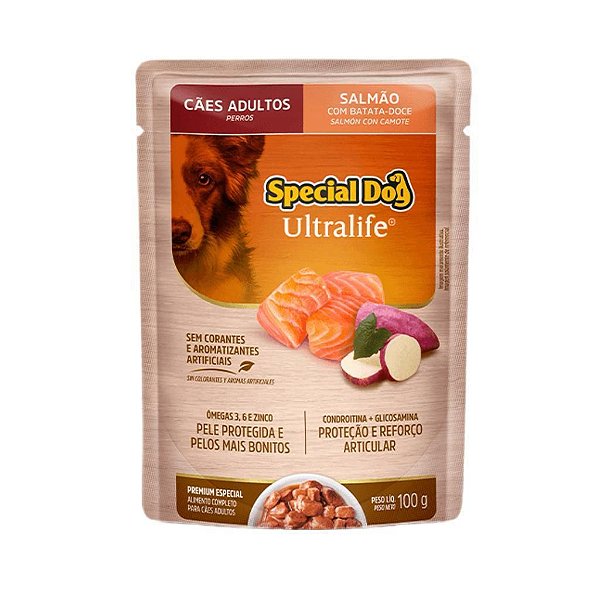 Sache Special Dog Ultralife Ad Salmao 100g