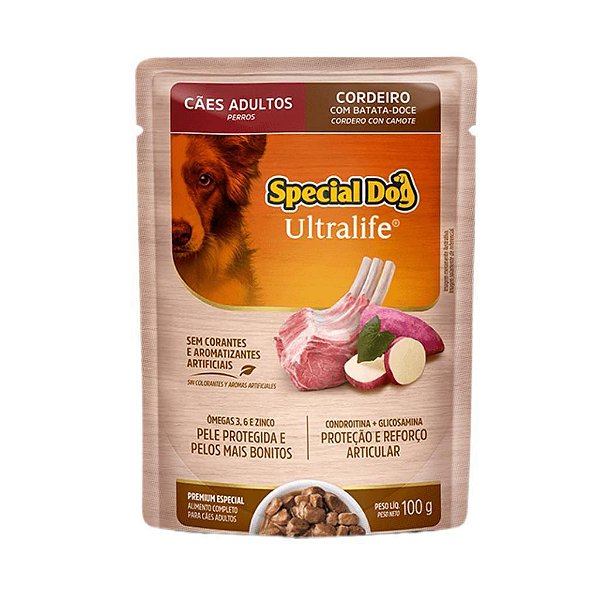 Sache Special Dog Ultralife Ad Cordeiro 100g