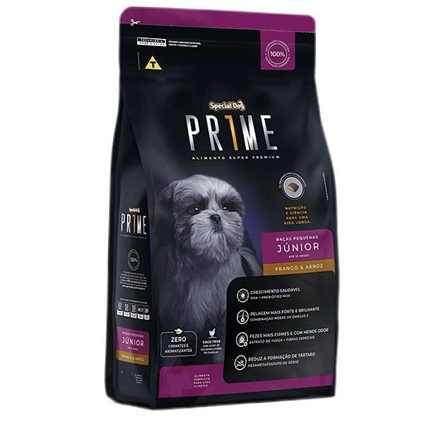 Racao Special Prime Dog Filhote R.P Arroz e Frango 3kg