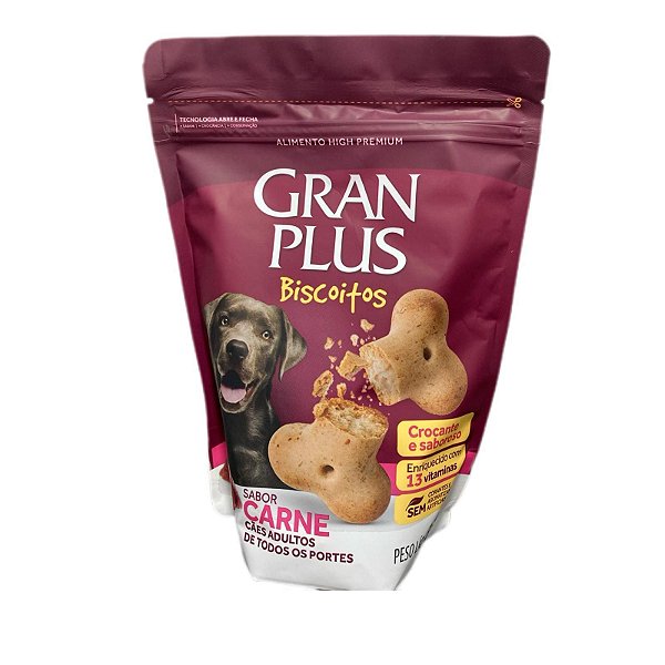 Biscoito Gran Plus Cao Ad Carne 300g