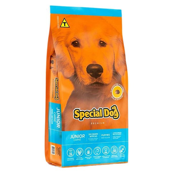Racao Special Dog Junior Carne 10,1kg