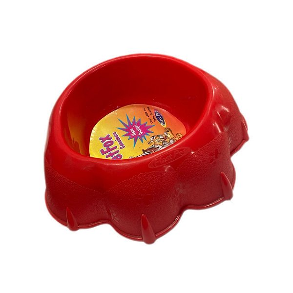 Comedouro Petfox Grande Vermelho Pp497  - Forpets