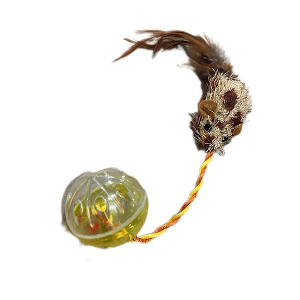 Brinquedo Ratinho C/bola Guizo - Forpets