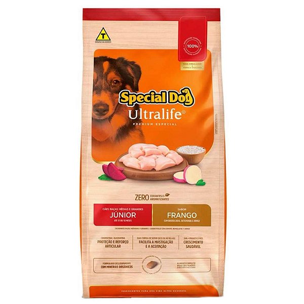 Racao Special Ultralife Dog Junior R.M.g 15kg