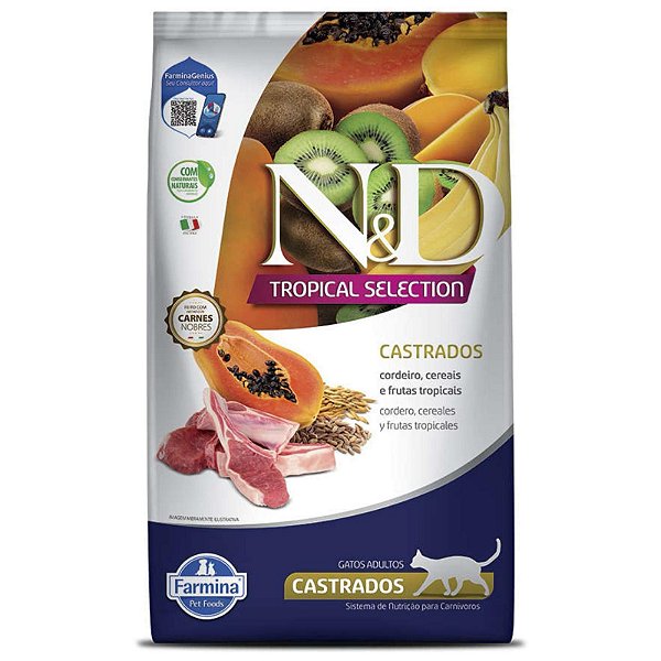 Racao Nd Tropical Selection Fel Castrado Cordero 1,5kg