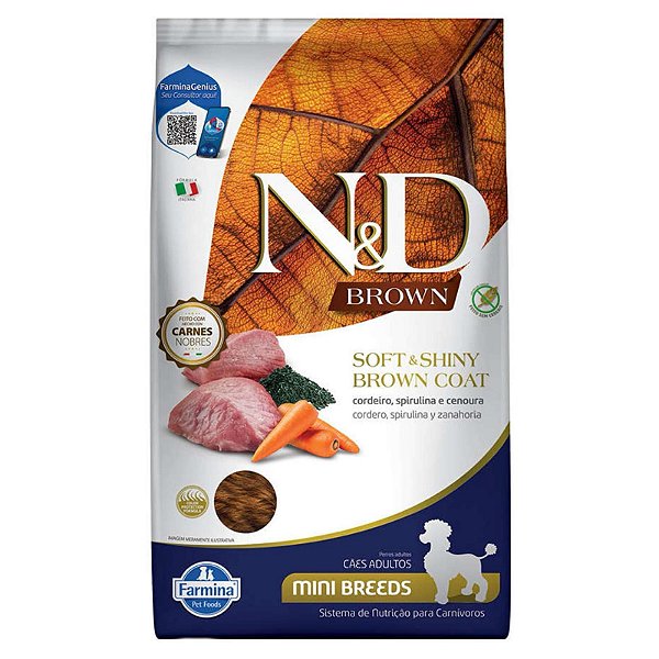 Racao Nd Brown Canine Adult Mini 2kg