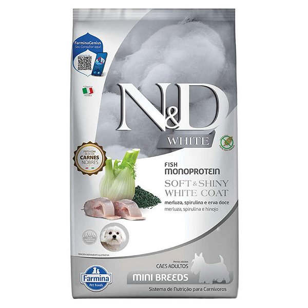 Racao Nd White Canine Adult Mini 2kg