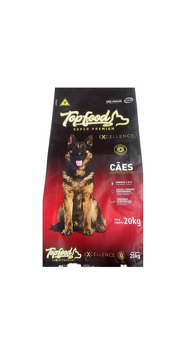 Racao Top Food Sup. Premium Ad. 28% 20kg