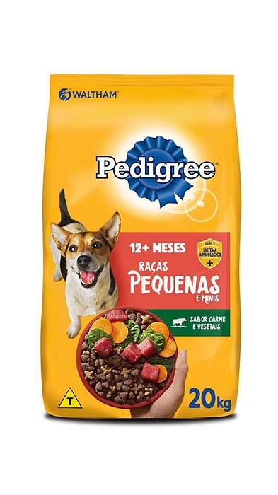 Racao Pedigree R.P Y m Carne e Vegetais 20kg
