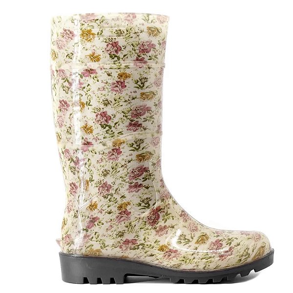 Bota Baspan Feminina Flores N36