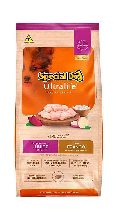 Racao Special Ultralife Dog Filhotes R.P Frango 1kg