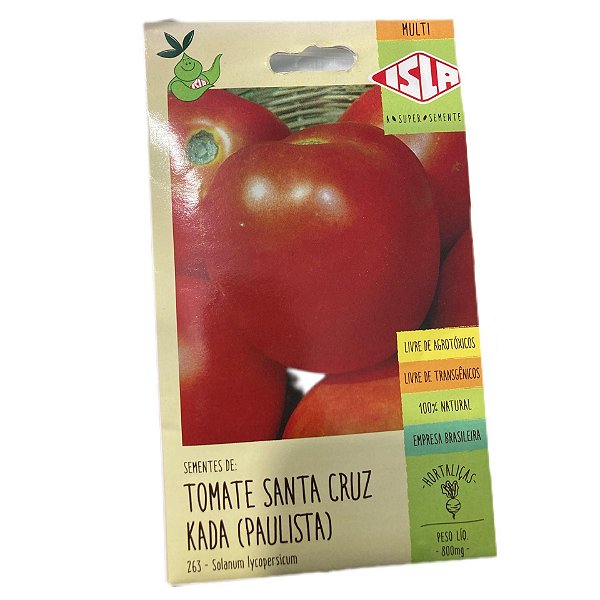 Semente Tomate Santa Cruz Kada Paulista 0,6mg