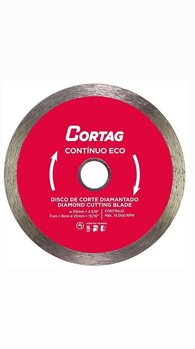 Disco Diamantado 4contin Eco Cortag - Oi Brasil