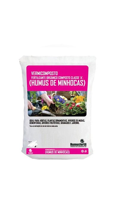 Humus de Minhoca 5kg - Cassul