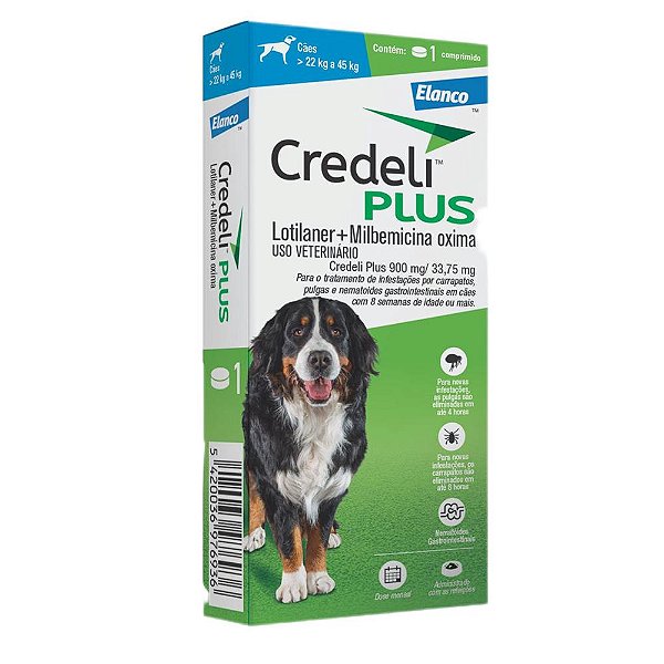 Credeli Plus 450mg - 11kg a 22kg - 1comp