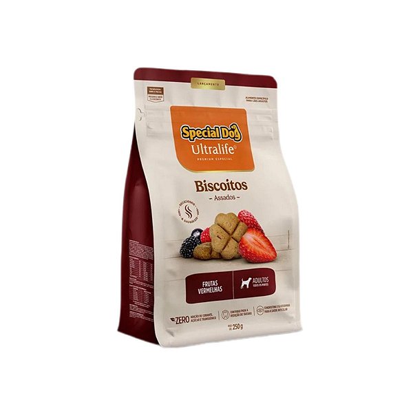 Biscoitos Special Dog Ultralife Ad Frutas Vermelhas 250g