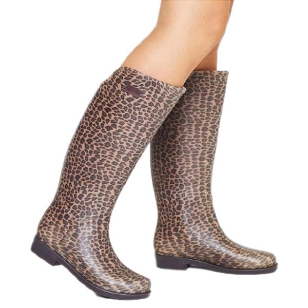 Bota Galocha Kesttou Kt044 Cano Longo - Marrom/37