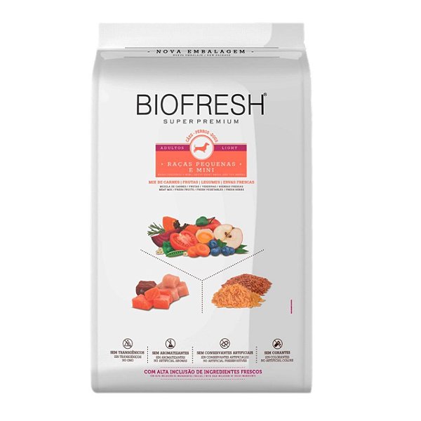 Racao Biofresh ad Ligth Peq/mini 3kg