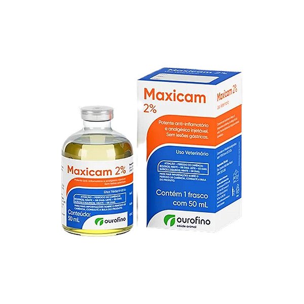 Maxicam Inj 50ml 2% - Ouro Fino