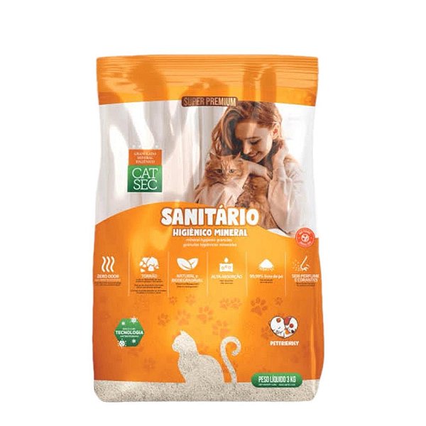Areia Cat Select Mineral 3kg