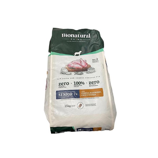 Racao Special Bionatural Caes Rmg Senior 7+ Frango 15 Kg