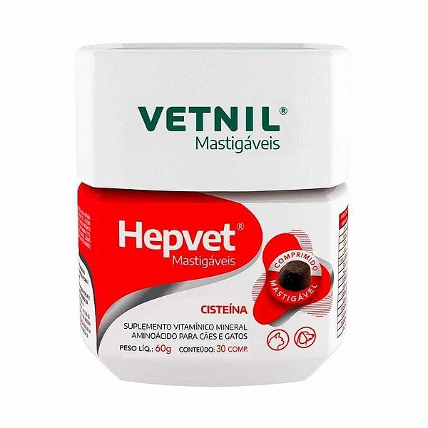Hepvet Mastigaveis 30cp - Vetnil
