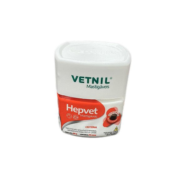 Hepvet Mastigaveis 30cp - Vetnil