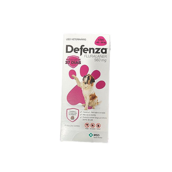 Defenza 560mg 40kg à 56kg - Msd "com Frete Grátis"