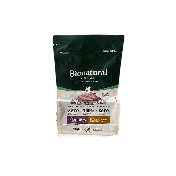 Racao Special Bionatural Caes R.P Senior +7 Frango 1kg