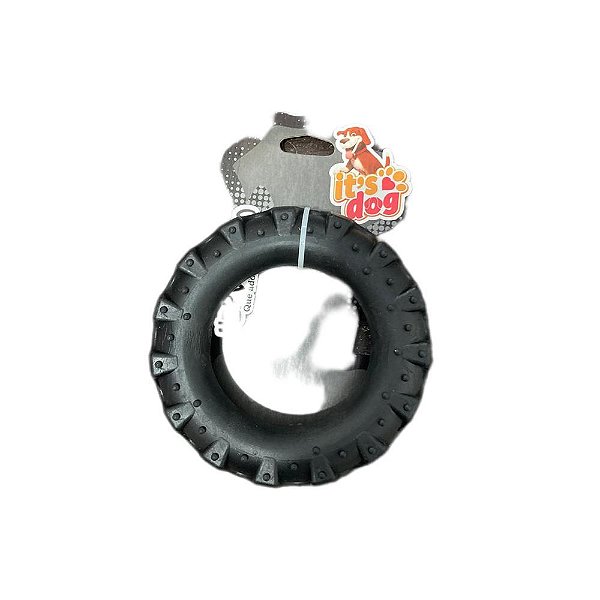 Brinquedo Mordedor Pneu Off Road Preto Gg - Zanella