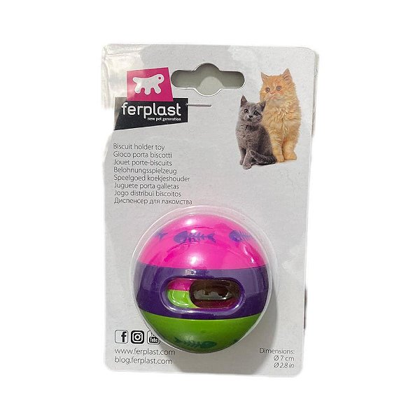 Brinquedo Pra Gato Bola Dispenser - Ferplast