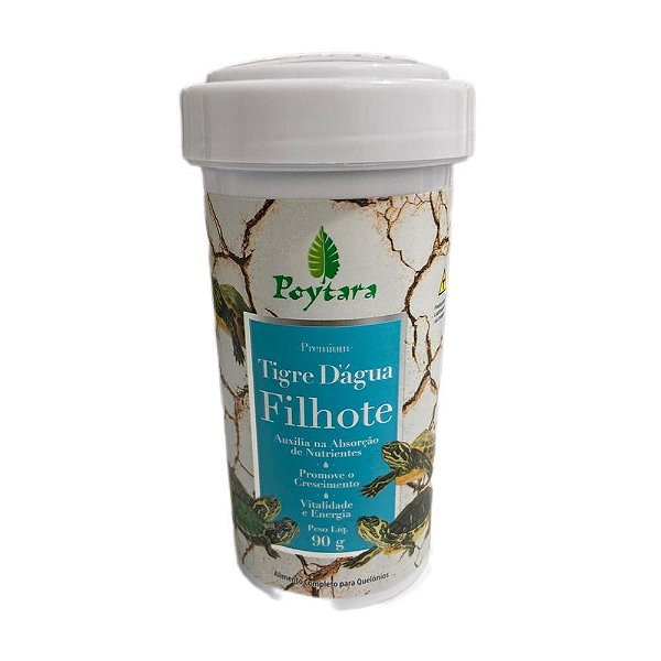 Alimento P/ Tartaruga Filhote Tigre Dagua 90g
