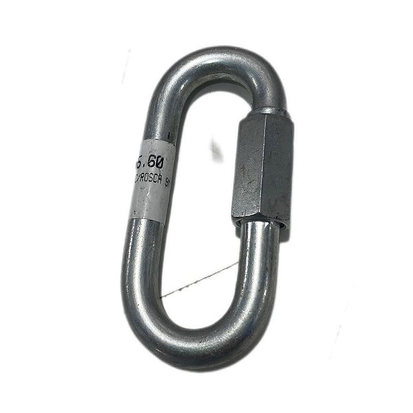 Mosquetao Com Trava Roscada 10mm - Diamaju