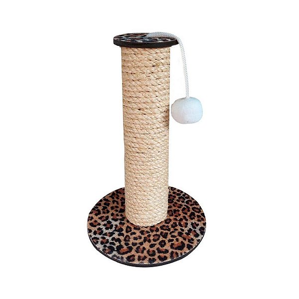 Arranh.Pata Sisal Pelucia Estampa Animal