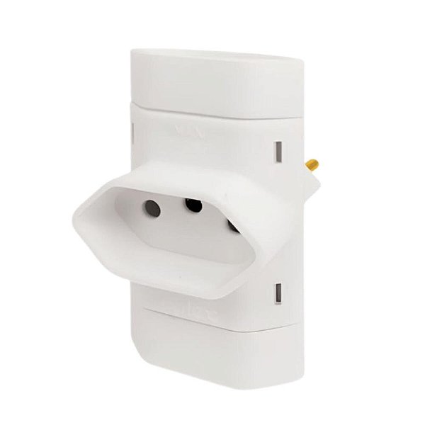 Adaptador 3 Saidas 2p+t Abnt 10a 250v Perlex
