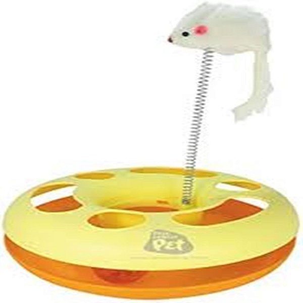 Briquedo Gato Base Interativa Com Ratinho